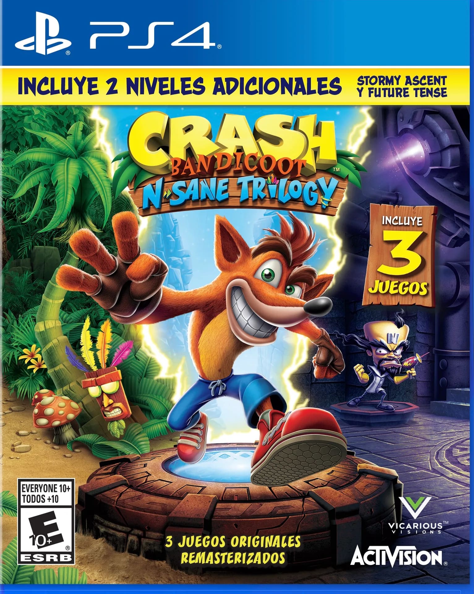 Crash Bandicoot N. Sane Trilogy portada