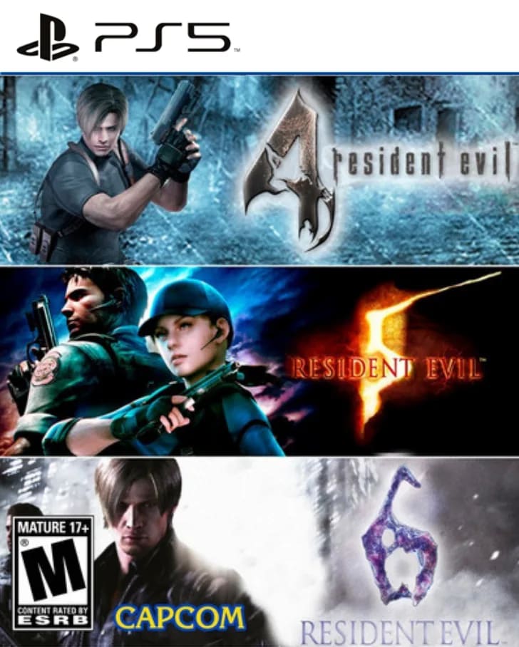 Resident Evil Triple Pack portada