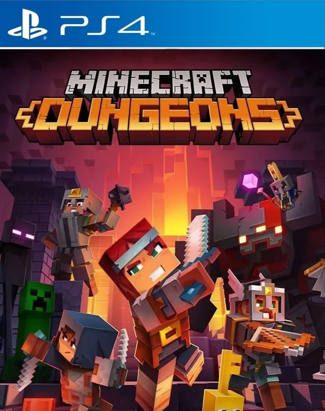 Minecraft Dungeons portada